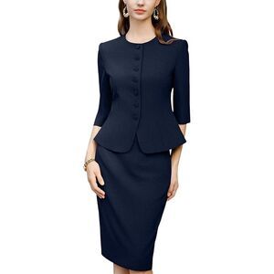 Anette Womens  2Pc Blazer & Skirt Set